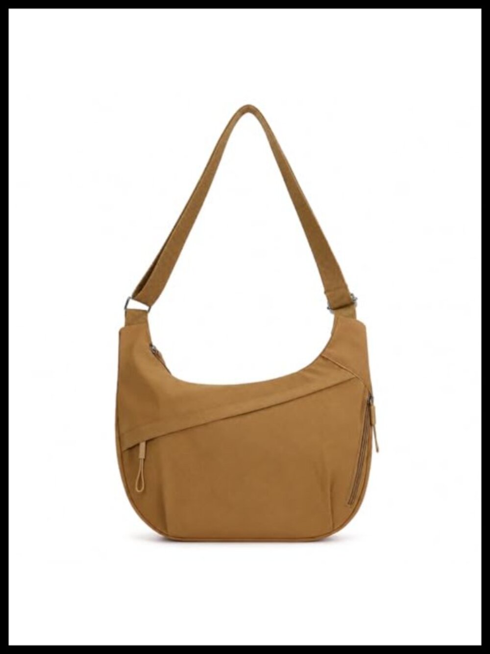 Nylon Crescent Sling Bag Crossbody Purse Adjustable Strap Shoulder Bag